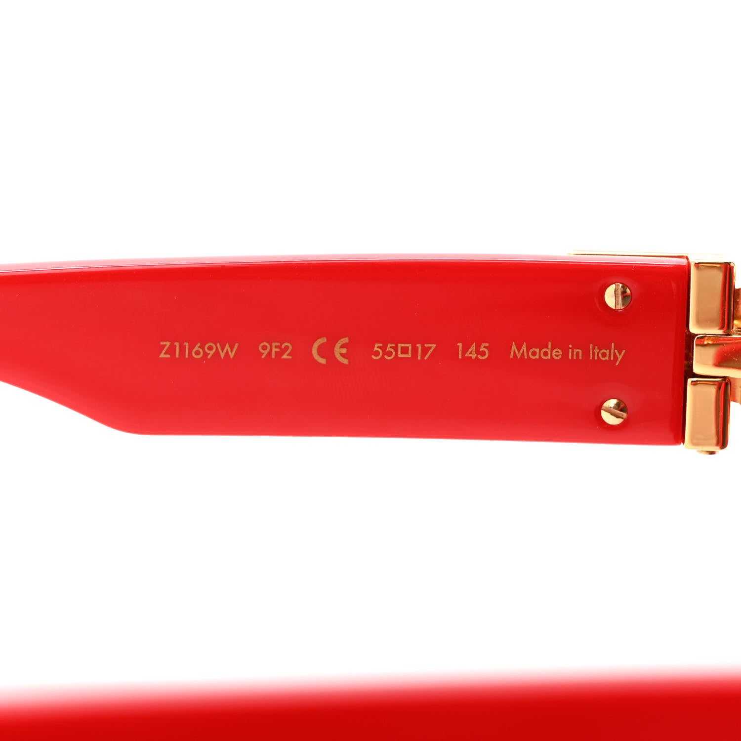 Louis Vuitton Acetate 1.1 Millionaires Z1169W Sunglasses Red 7 of 7