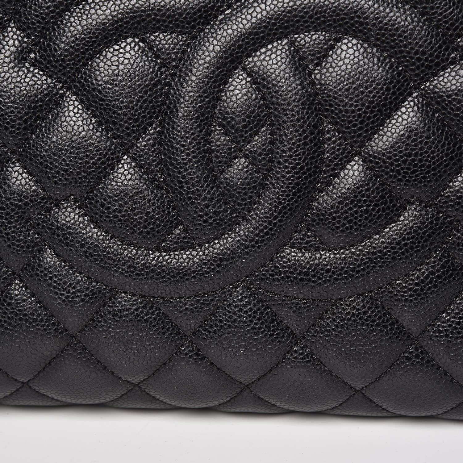Chanel Caviar Quilted Grand Shopping Tote GST Black 13 of 22