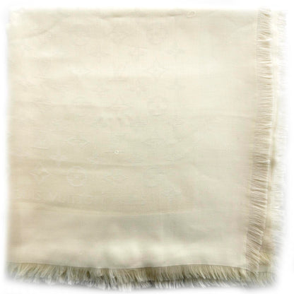 Louis Vuitton Silk Wool Monogram Shawl 1 of 4