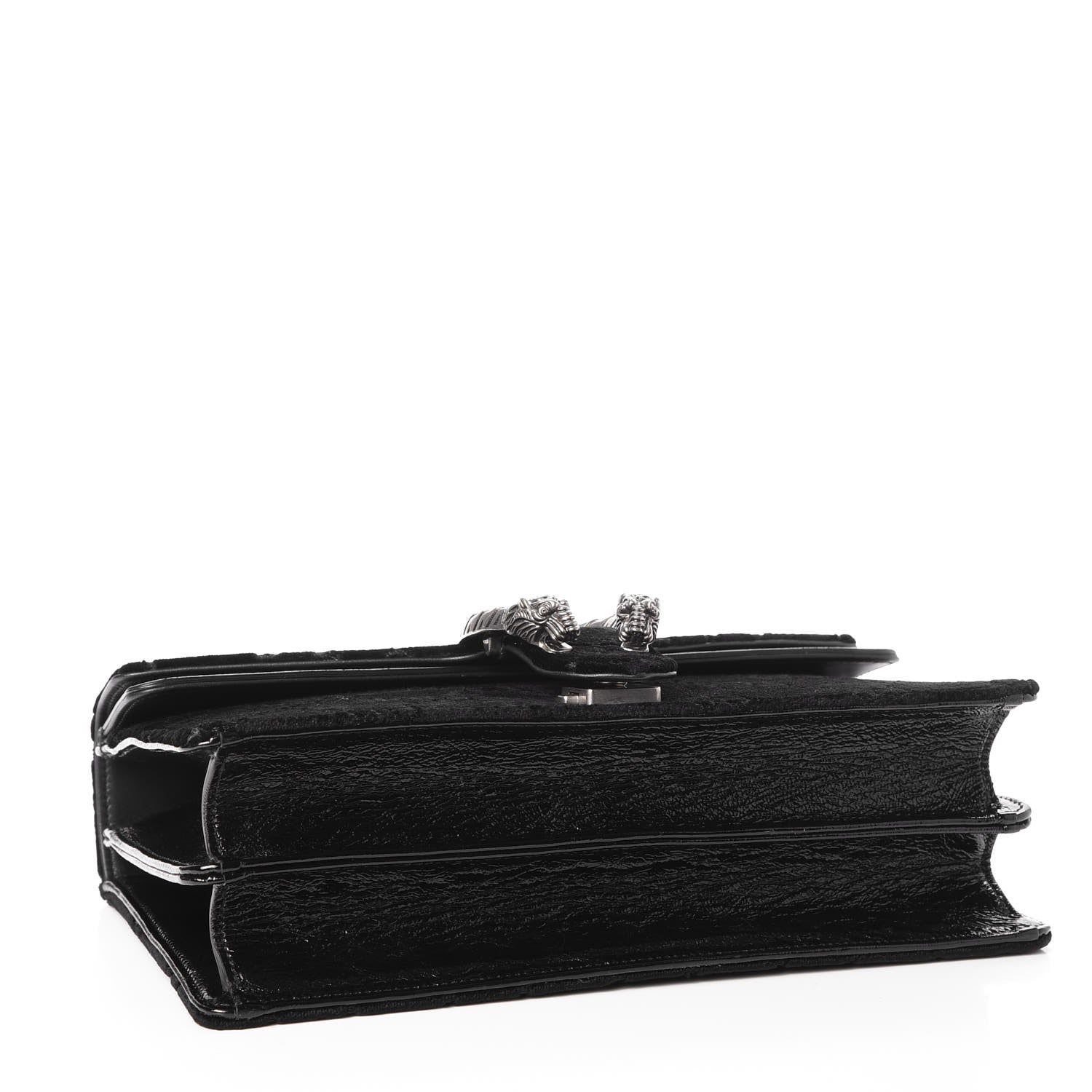 Gucci Velvet GG Monogram Small Dionysus Shoulder Bag Black 4 of 7