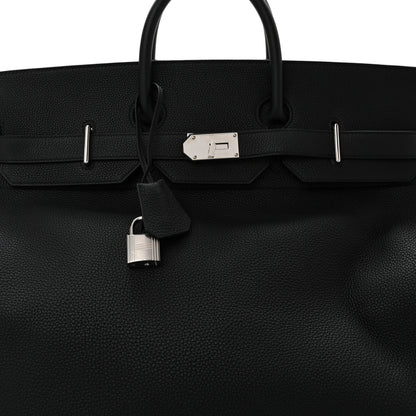 Hermes Togo HAC Travel Birkin 50 Black 7 of 14