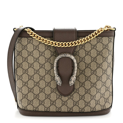 Gucci GG Supreme Monogram Medium Dionysus Bucket Bag Beige New Acero 1 of 14