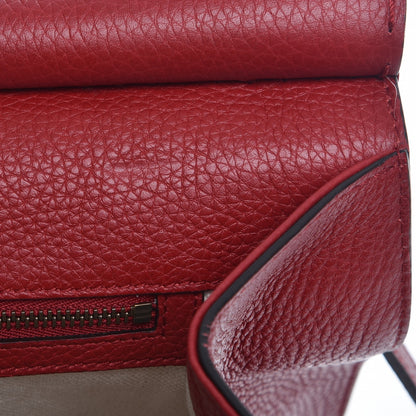 Gucci Calfskin Small GG Marmont Top Handle Bag Vulcanic Red 9 of 9