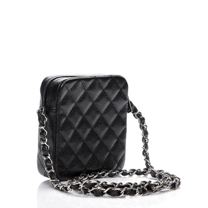 Chanel Caviar Quilted Camera Case Crossbody Bag Black 3 of 9