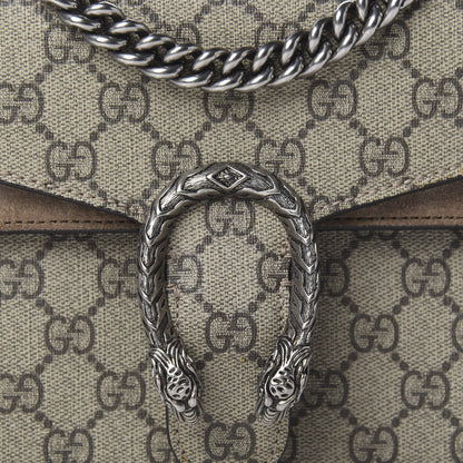 Gucci GG Supreme Monogram Mini Dionysus Shoulder Bag Taupe 9 of 9