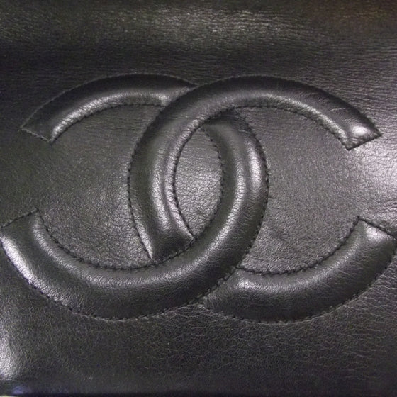 Lambskin XL Jumbo Flap Navy
