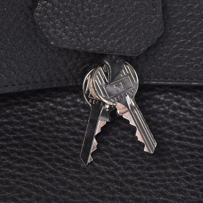 Hermes Taurillon Clemence Shoulder Kelly 40 Black 32 of 33