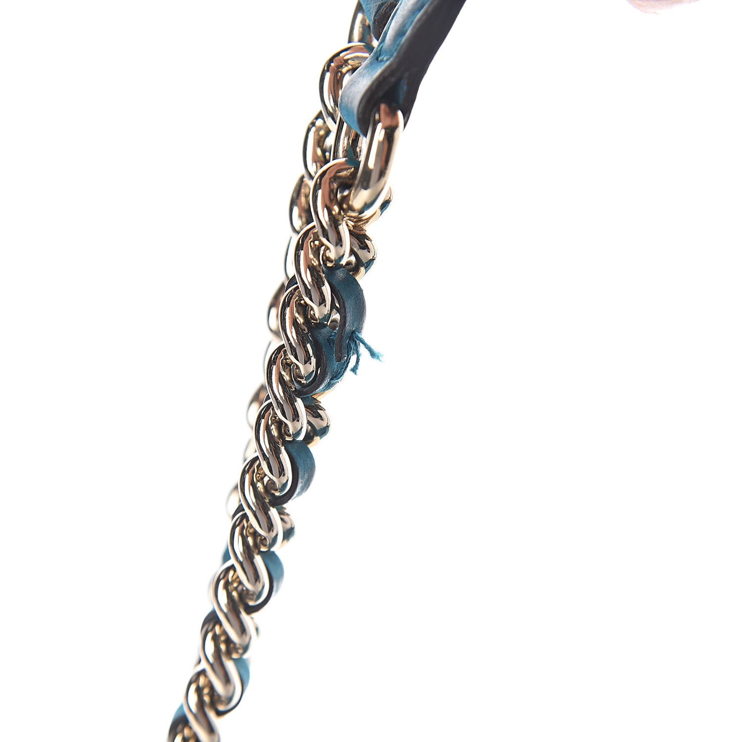 Vitello Range Medium Soho Chain Shoulder Bag Deep Cobalt