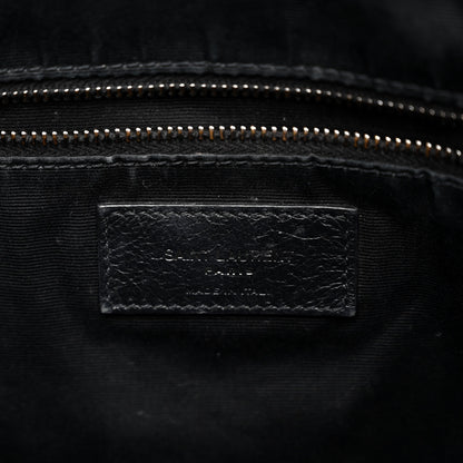 Saint Laurent Crinkled Calfskin Matelasse Monogram Niki Shopper Tote Black 6 of 9
