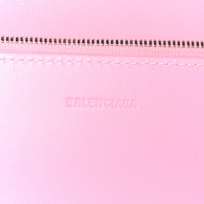 Balenciaga Calfskin Stripe Embossed Medium Gossip Bag Candy Pink 8 of 13