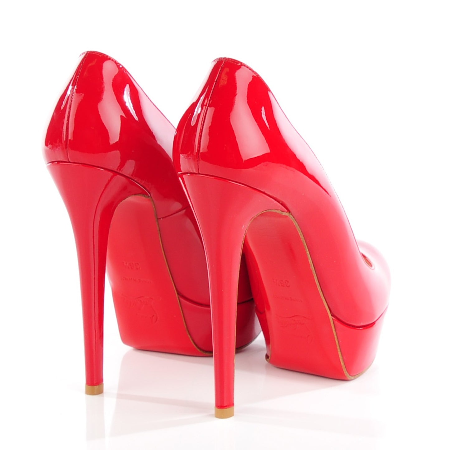 Patent Bianca 140 Pumps 36.5 Red