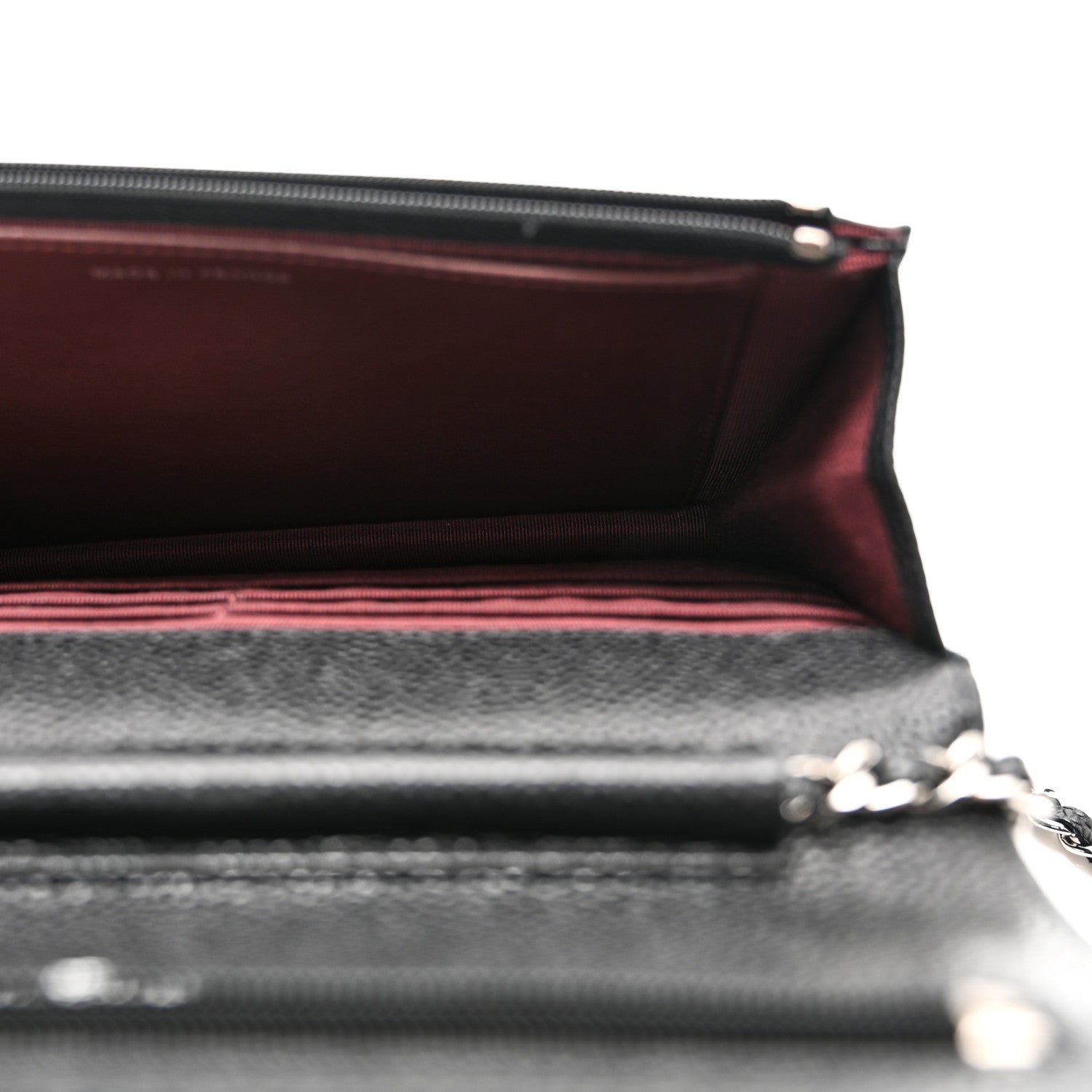 Chanel Caviar Quilted Wallet On Chain WOC Black 5 of 12
