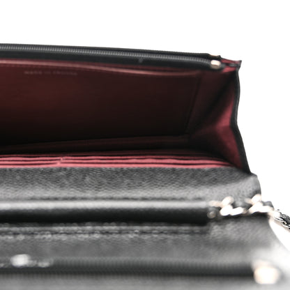 Chanel Caviar Quilted Wallet On Chain WOC Black 5 of 12
