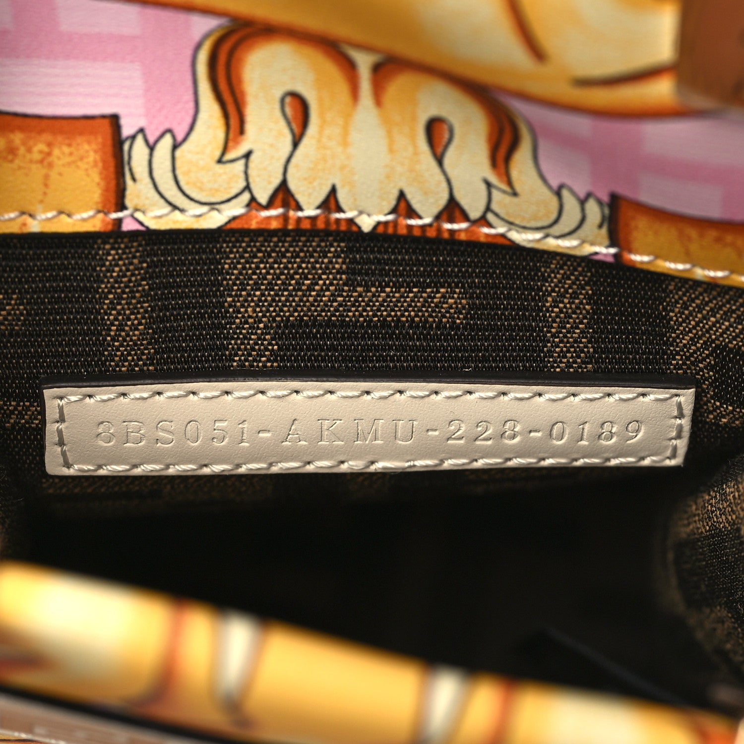 Fendi X VERSACE Calfskin Plexiglass Fendace FF Baroque Mini Fendi Sunshine Shopper Tote Gold Rosa White Ice Ciad 7 of 10