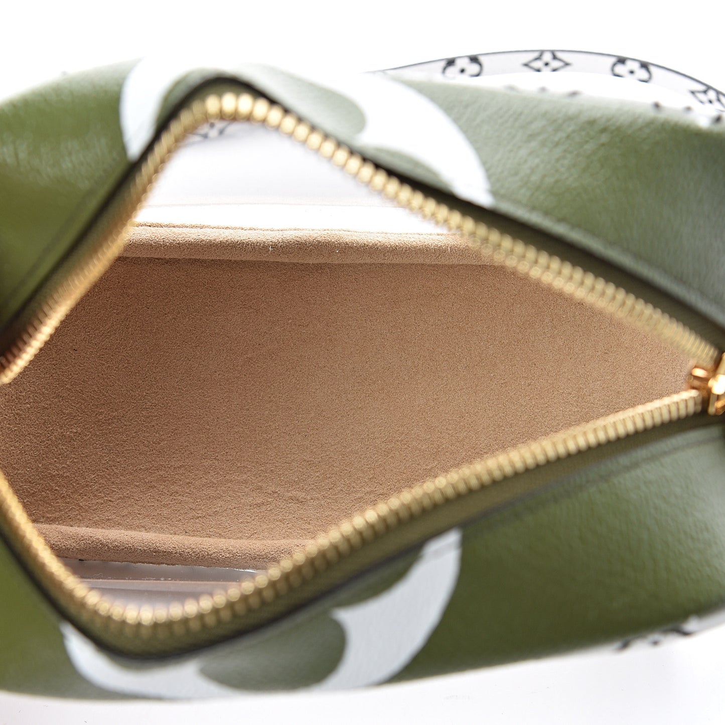 Monogram Giant Beach Pouch Kaki