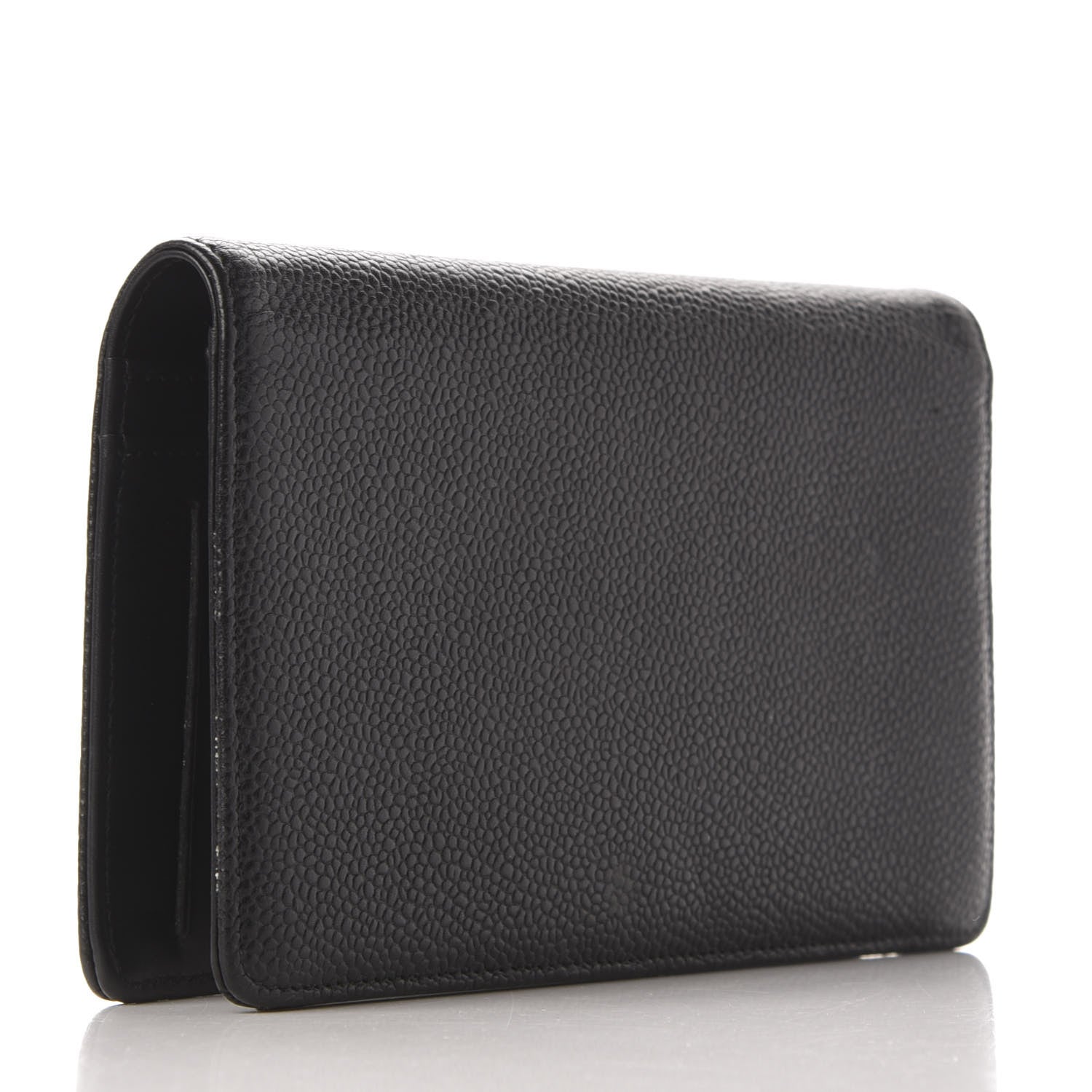 Chanel Caviar Timeless CC Yen Wallet Black 3 of 9