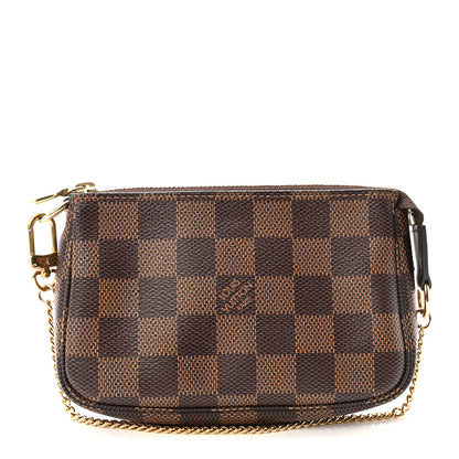 Louis Vuitton Damier Ebene Mini Pochette Accessories 1 of 8