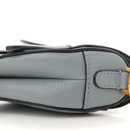 Christian Dior Goatskin Micro Saddle Bag Cloud Blue 10 of 10