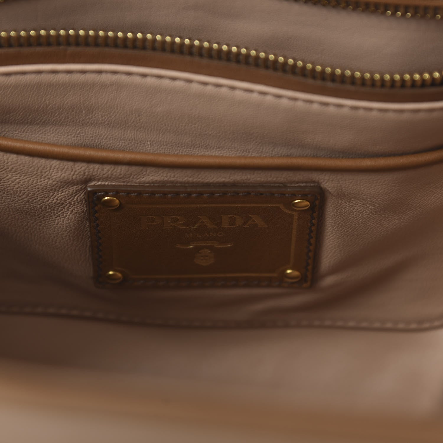 Prada City Calf Tote Caramel 8 of 9