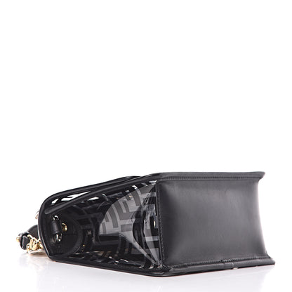 Fendi TPU FF Vitello Century F is Fendi Small Kan I Shoulder Bag Black 4 of 9