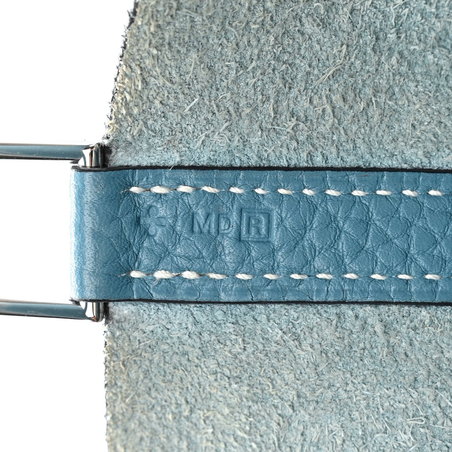 Taurillon Clemence Picotin Lock 18 PM Blue Jean