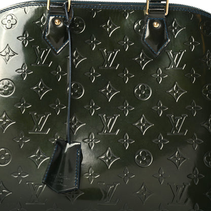 Louis Vuitton Vernis Alma GM Blue Nuit 7 of 9