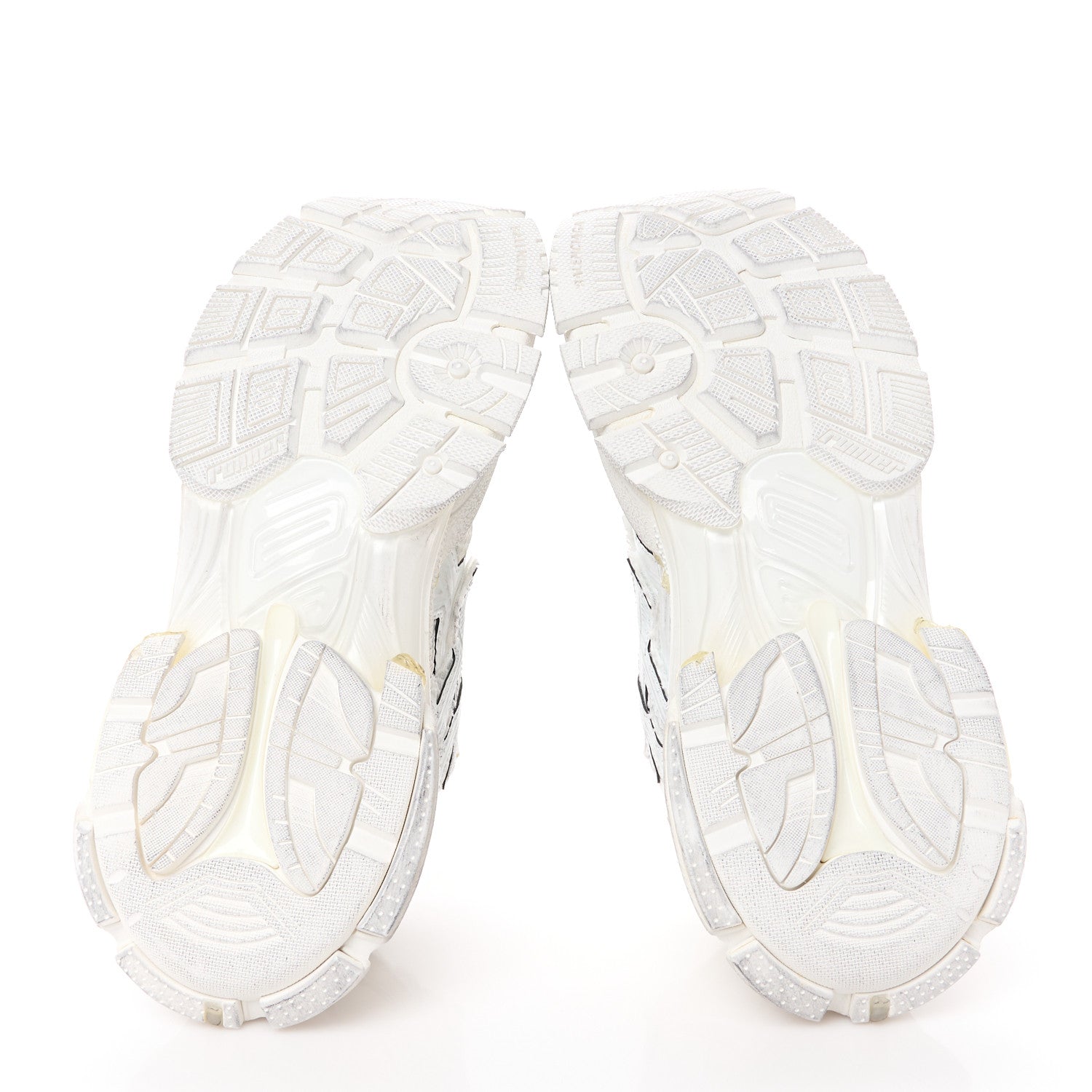Balenciaga Mesh Rubber Monocolor Womens Runner Sneakers 37 White 5 of 10
