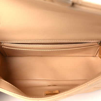 Chanel Lambskin Quilted Mini Rectangular Pearl Crush Flap Beige 5 of 10