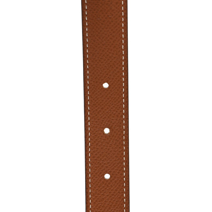 Hermes Epsom Swift 24mm Belt Strap 80 32 Gold Black 4 of 6