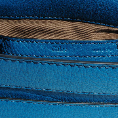 Chloe Calfskin Mini Marcie Round Crossbody Bag Laguna Blue 7 of 10