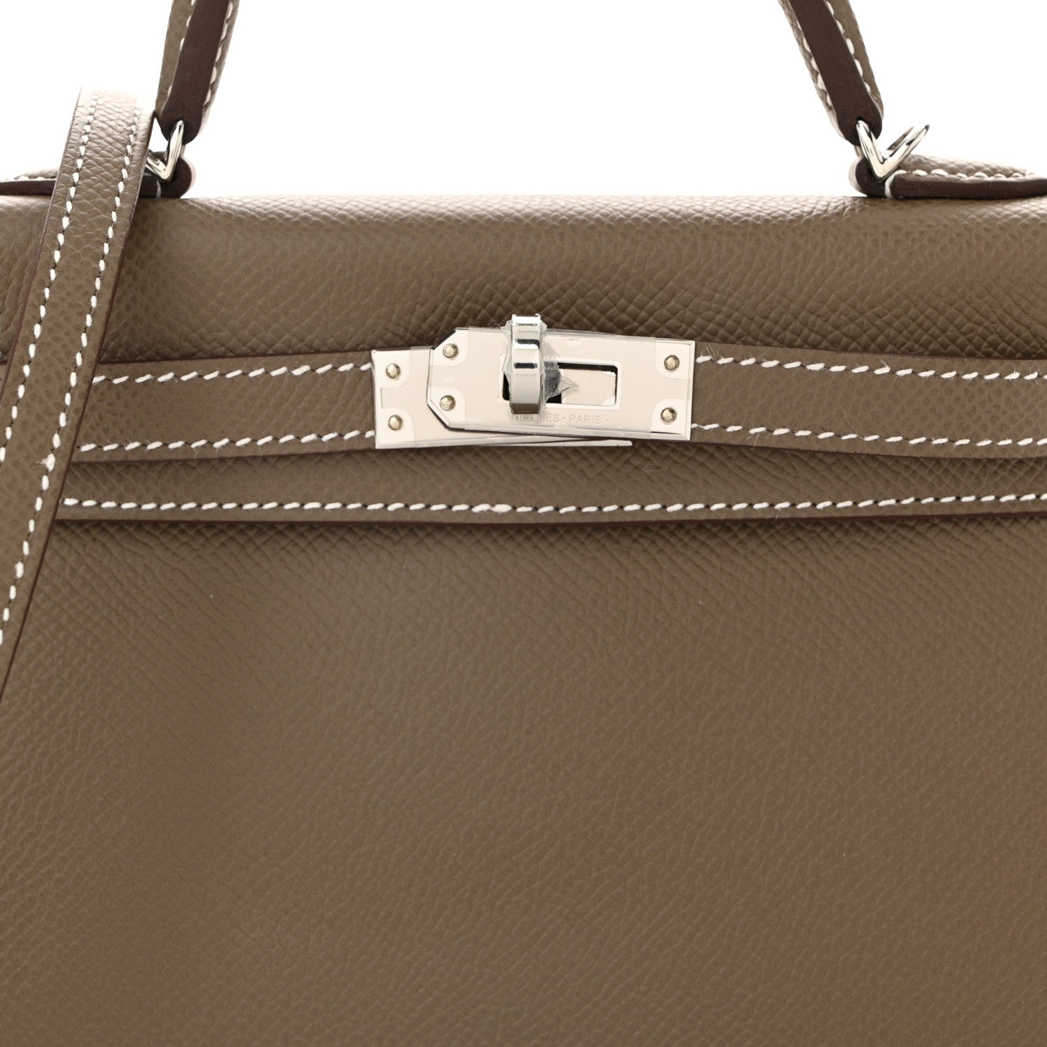 Hermes Epsom Mini Kelly Sellier 20 Etoupe 8 of 11