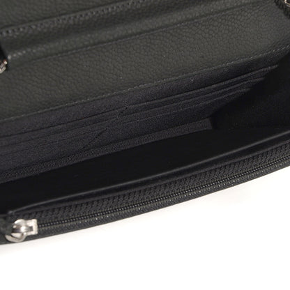 Chanel Iridescent Caviar Wallet on Chain WOC Black 5 of 9