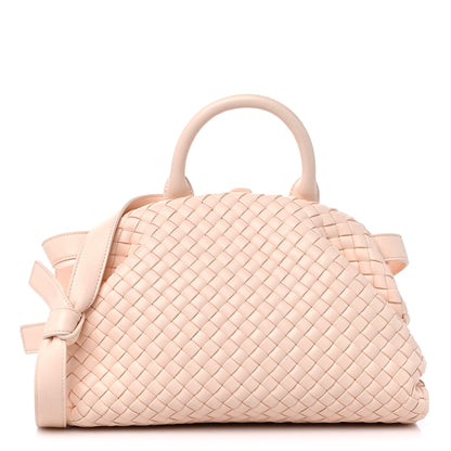 Bottega Veneta Nappa Intreccio Mini Padded Handle Bag Flamingo 1 of 10