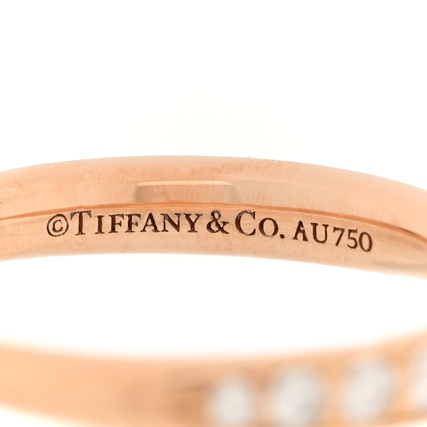 18K Rose Gold Diamond Harmony Band Ring 44 3