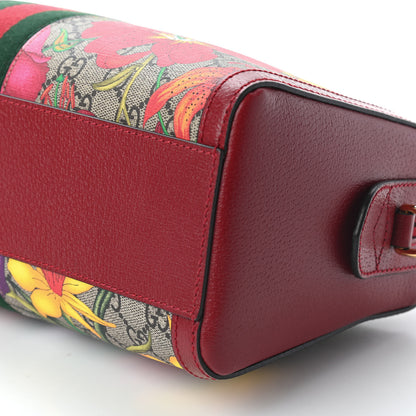 Gucci GG Supreme Monogram Flora Web Medium Ophidia Boston Red 9 of 9