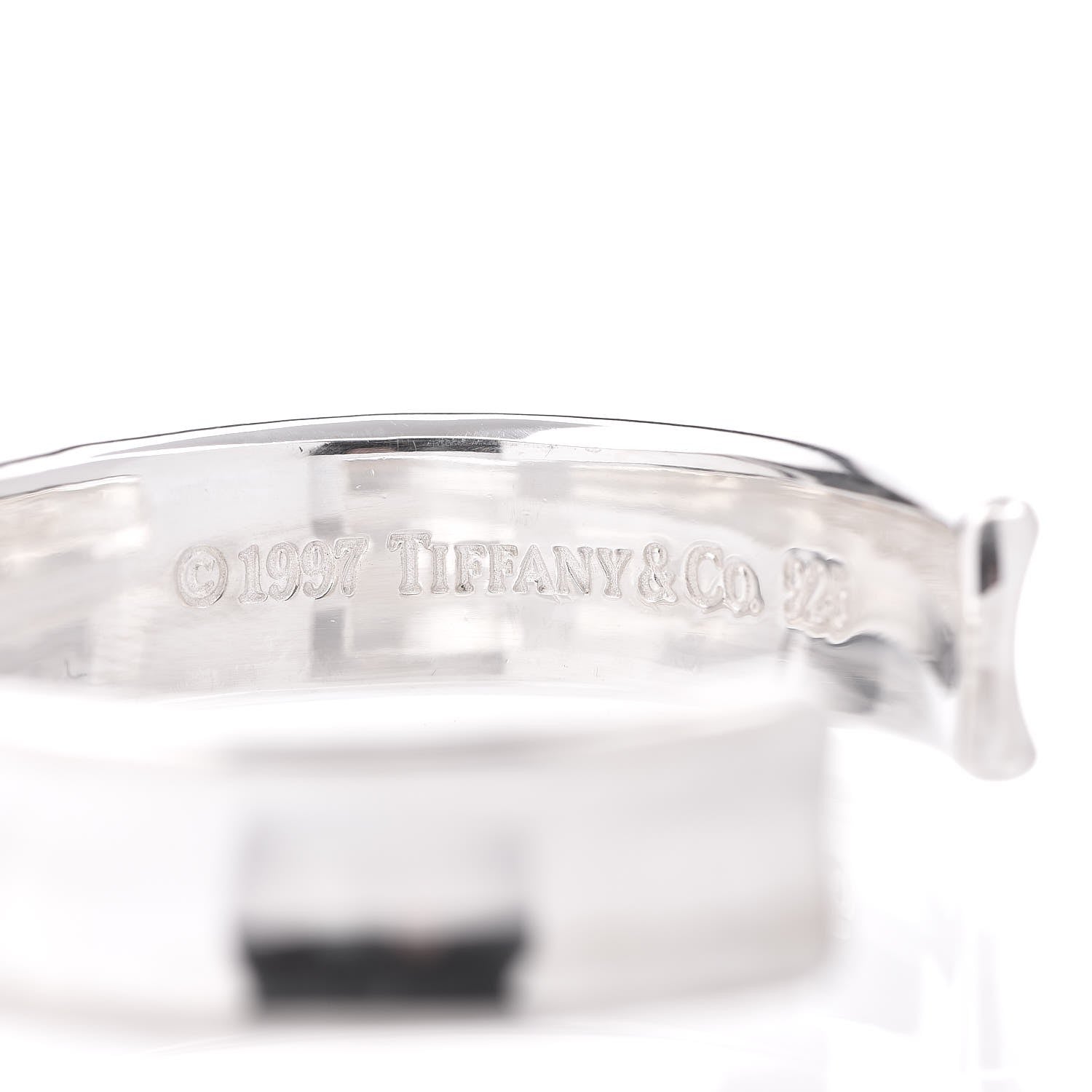 Tiffany Sterling Silver 1837 Cuff Bracelet 4 of 5