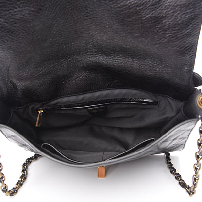 Marc Jacobs Grained Calfskin Quilted Chain Flap Black 4 of 7