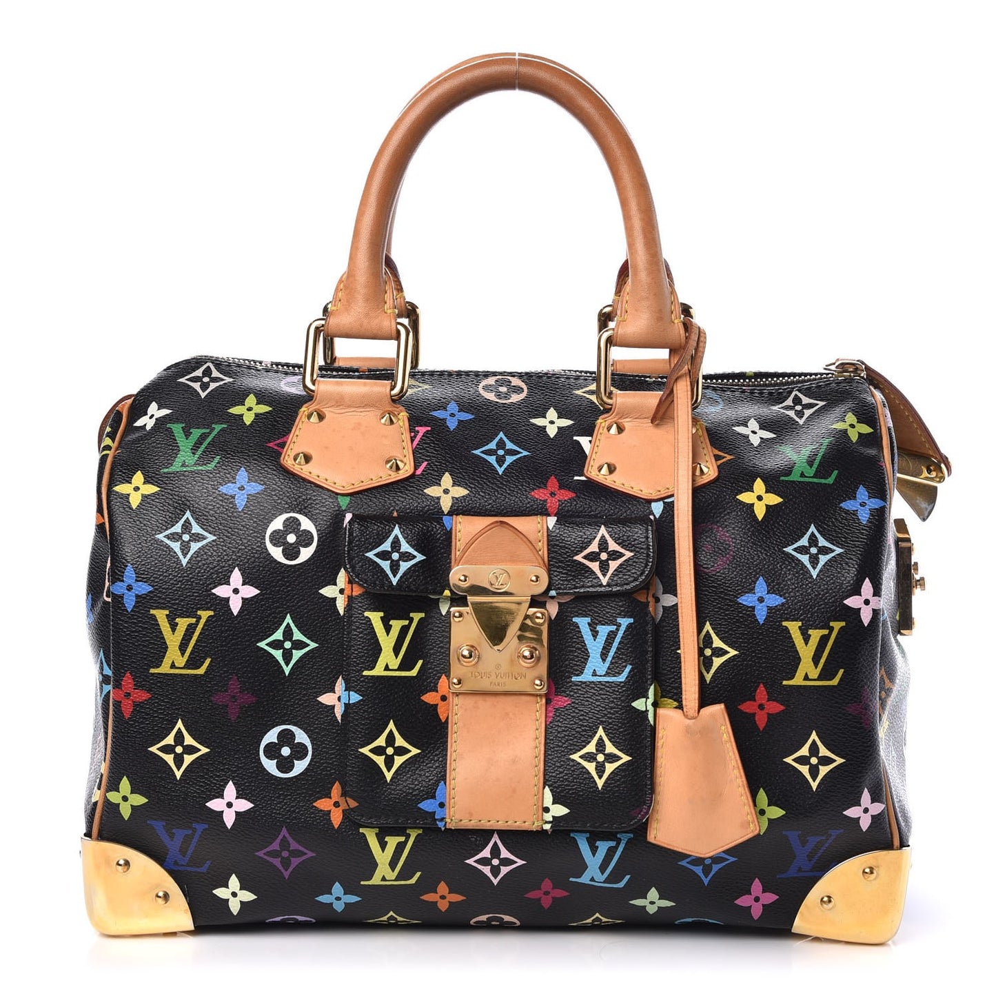 Monogram Multicolor Speedy 30 Black