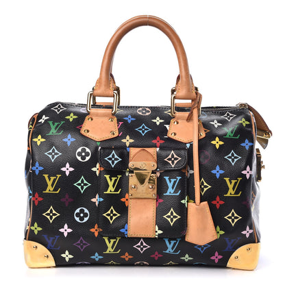 Louis Vuitton Monogram Multicolor Speedy 30 Black 1 of 9