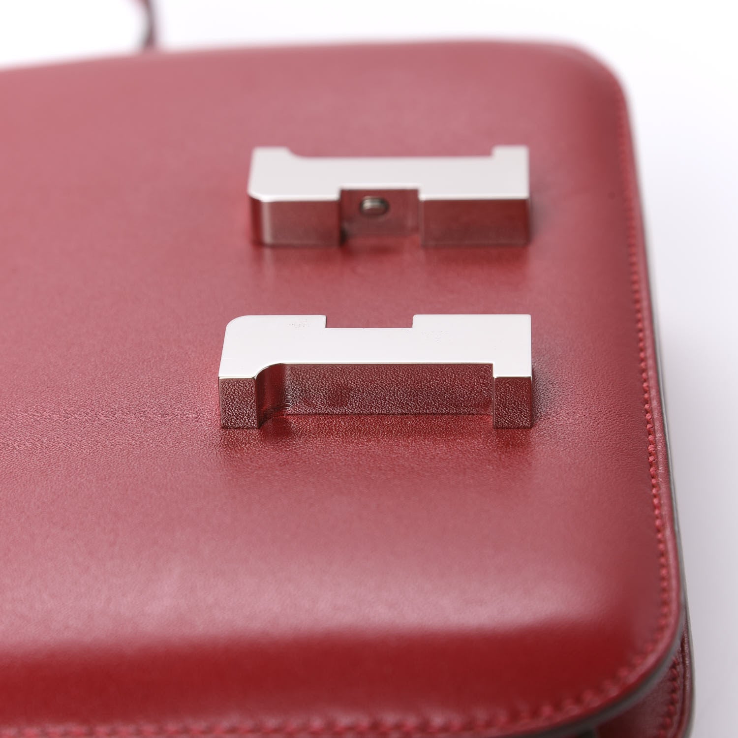 Hermes Tadelakt Constance 18 Rouge Vif 14 of 22