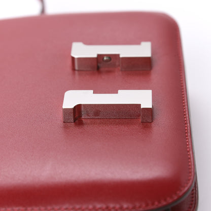 Hermes Tadelakt Constance 18 Rouge Vif 14 of 22