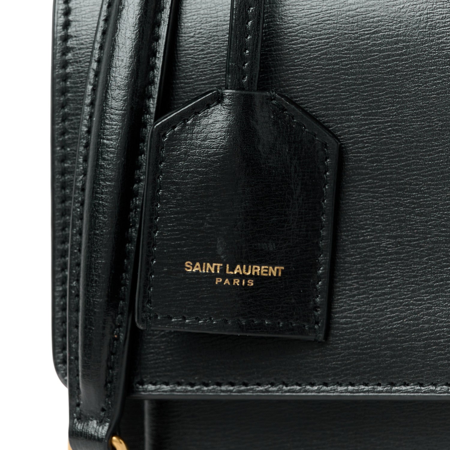 Saint Laurent Calfskin Medium Monogram Sunset Black 9 of 12