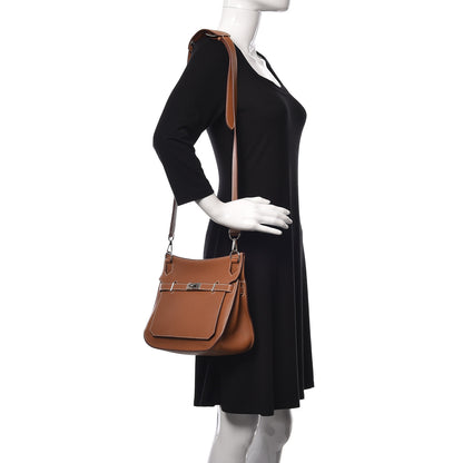 Hermes Taurillon Clemence Jypsiere 31 Gold 2 of 11
