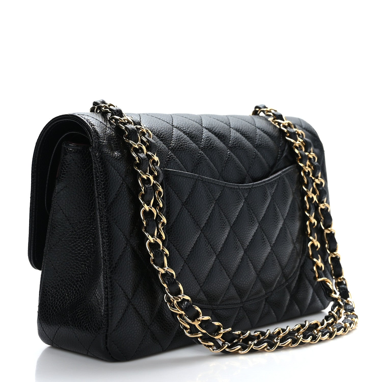 Chanel Caviar Quilted Medium Double Flap Black 3 of 9