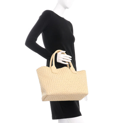 Bottega Veneta Nappa Intrecciato Small Cabat Paille 2 of 11