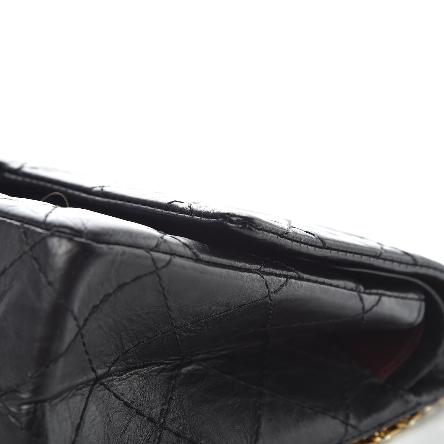 Chanel Aged Calfskin Quilted 2.55 Reissue 226 Flap Black 14 of 16