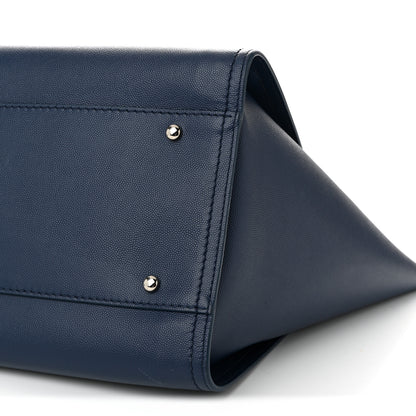 Chanel Caviar Medium Studded Deauville Tote Navy 10 of 10