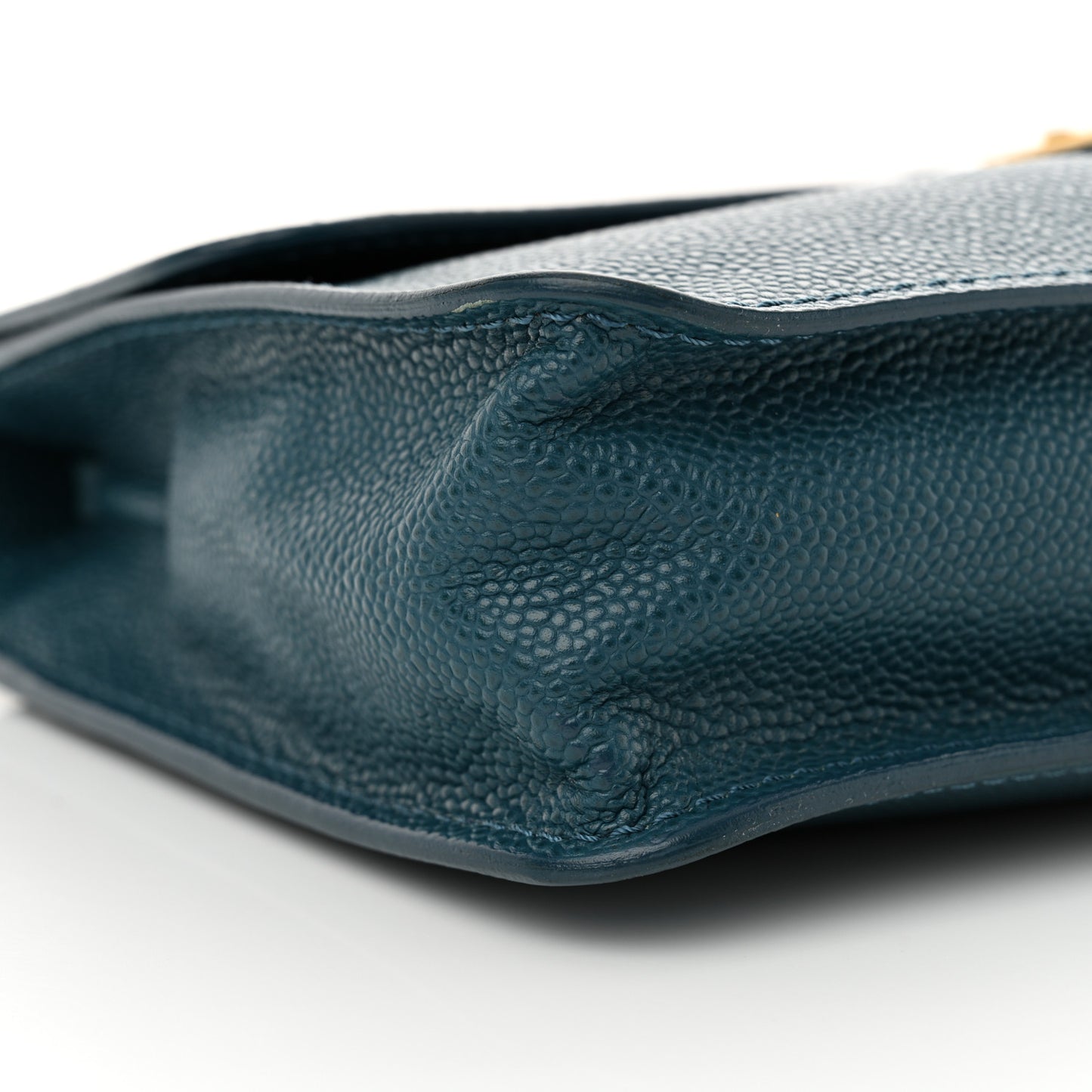 Caviar Medium Flap Blue