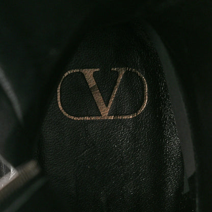 Valentino Garavani Calfskin VLOGO Uniqueform 55/85mm Flatform Knee High Boots 37.5 Black 7 of 12