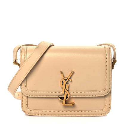 Saint Laurent Smooth Calfskin Small Solferino Satchel Beige 1 of 10